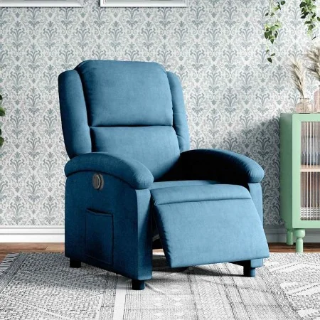 Sillón reclinable eléctrico terciopelo azul von , Sessel - Ref: Foro24-3204288, Preis: 268,83 €, Rabatt: %