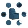 Sillón reclinable eléctrico terciopelo azul von , Sessel - Ref: Foro24-3204288, Preis: 268,83 €, Rabatt: %