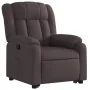 Sillón reclinable elevable tela marrón oscuro by , Armchairs - Ref: Foro24-3205321, Price: 309,34 €, Discount: %