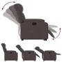 Sillón reclinable elevable tela marrón oscuro by , Armchairs - Ref: Foro24-3205321, Price: 309,34 €, Discount: %