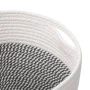 Cestas de almacenaje 2 uds algodón gris y blanco Ø28x18 cm by , Baskets - Ref: Foro24-358458, Price: 30,86 €, Discount: %