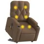 Sillón de masaje eléctrico reclinable elevable tela marrón von , Sessel - Ref: Foro24-3204750, Preis: 375,34 €, Rabatt: %