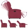Sillón eléctrico reclinable elevable de terciopelo rojo tinto de , Sillones - Ref: Foro24-3204327, Precio: 347,81 €, Descuent...