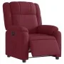 Sillón reclinable eléctrico tela rojo tinto by , Armchairs - Ref: Foro24-3205181, Price: 276,58 €, Discount: %