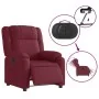 Sillón reclinable eléctrico tela rojo tinto by , Armchairs - Ref: Foro24-3205181, Price: 276,58 €, Discount: %