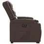 Sillón reclinable elevable eléctrico de cuero sintético marrón de , Sillones - Ref: Foro24-3206561, Precio: 389,78 €, Descuen...