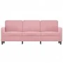 Sofá de 3 plazas terciopelo rosa 180 cm de , Sofás - Ref: Foro24-359455, Precio: 310,63 €, Descuento: %