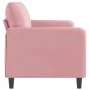 Sofá de 3 plazas terciopelo rosa 180 cm de , Sofás - Ref: Foro24-359455, Precio: 310,63 €, Descuento: %