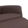 Sillón reclinable con reposapiés cuero sintético marrón de , Sillones - Ref: Foro24-356719, Precio: 239,14 €, Descuento: %