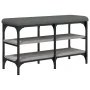 Banco zapatero madera de ingeniería gris Sonoma 82x32x47 cm von , Bänke für Hallen und Lager - Ref: Foro24-835160, Preis: 60,...