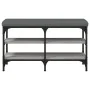 Banco zapatero madera de ingeniería gris Sonoma 82x32x47 cm von , Bänke für Hallen und Lager - Ref: Foro24-835160, Preis: 60,...
