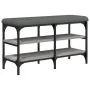 Banco zapatero madera de ingeniería gris Sonoma 82x32x47 cm von , Bänke für Hallen und Lager - Ref: Foro24-835160, Preis: 60,...