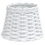 Pantalla para lámpara mimbre blanco Ø20x15 cm von , Lampenschirme - Ref: Foro24-364381, Preis: 16,12 €, Rabatt: %
