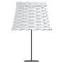 Pantalla para lámpara mimbre blanco Ø20x15 cm von , Lampenschirme - Ref: Foro24-364381, Preis: 16,12 €, Rabatt: %