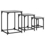 Mesas de centro apilables 3 pzas madera ingeniería gris Sonoma by , Coffee table - Ref: Foro24-838926, Price: 54,35 €, Discou...