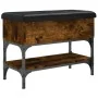 Banco zapatero madera de ingeniería roble ahumado 62x32x45 cm von , Bänke für Hallen und Lager - Ref: Foro24-835169, Preis: 5...