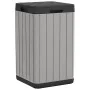 Cubo de basura de exterior PP gris 38x38x65 cm by , Garbage cans and trash cans - Ref: Foro24-364225, Price: 119,68 €, Discou...