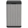 Cubo de basura de exterior PP gris 38x38x65 cm by , Garbage cans and trash cans - Ref: Foro24-364225, Price: 119,68 €, Discou...