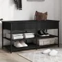 Banco zapatero madera de ingeniería negro 100x42,5x50 cm von , Bänke für Hallen und Lager - Ref: Foro24-839033, Preis: 90,67 ...