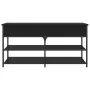 Banco zapatero madera de ingeniería negro 100x42,5x50 cm von , Bänke für Hallen und Lager - Ref: Foro24-839033, Preis: 90,67 ...