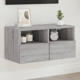 Mueble de pared TV madera de ingeniería Sonoma gris 60x30x30 cm von , TV-Möbel - Ref: Foro24-836864, Preis: 43,81 €, Rabatt: %