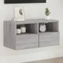 Mueble de pared TV madera de ingeniería Sonoma gris 60x30x30 cm von , TV-Möbel - Ref: Foro24-836864, Preis: 43,81 €, Rabatt: %