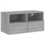 Mueble de pared TV madera de ingeniería Sonoma gris 60x30x30 cm von , TV-Möbel - Ref: Foro24-836864, Preis: 43,81 €, Rabatt: %