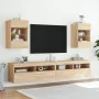 Muebles TV de pared luces LED 2 uds roble Sonoma 40x30x60,5 cm von , TV-Möbel - Ref: Foro24-837083, Preis: 92,15 €, Rabatt: %