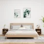 Muebles TV de pared luces LED 2 uds roble ahumado 40x30x40 cm by , TV Furniture - Ref: Foro24-837178, Price: 63,13 €, Discoun...