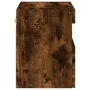 Muebles TV de pared luces LED 2 uds roble ahumado 40x30x40 cm by , TV Furniture - Ref: Foro24-837178, Price: 63,13 €, Discoun...