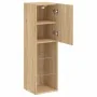 Muebles de TV con luces LED 2 uds roble Sonoma 30,5x30x102 cm von , TV-Möbel - Ref: Foro24-837020, Preis: 103,35 €, Rabatt: %