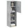 Muebles de TV con luces LED 2 uds gris hormigón 30,5x30x102 cm von , TV-Möbel - Ref: Foro24-837022, Preis: 102,95 €, Rabatt: %