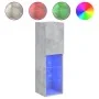 Muebles de TV con luces LED 2 uds gris hormigón 30,5x30x102 cm von , TV-Möbel - Ref: Foro24-837022, Preis: 102,95 €, Rabatt: %