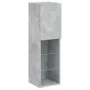 Muebles de TV con luces LED 2 uds gris hormigón 30,5x30x102 cm von , TV-Möbel - Ref: Foro24-837022, Preis: 102,95 €, Rabatt: %
