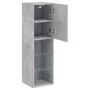 Muebles de TV con luces LED 2 uds gris hormigón 30,5x30x102 cm von , TV-Möbel - Ref: Foro24-837022, Preis: 102,95 €, Rabatt: %