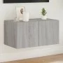Mueble de TV de pared con luces LED gris Sonoma 60x35x31 cm de , Muebles TV - Ref: Foro24-837277, Precio: 46,77 €, Descuento: %