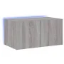 Mueble de TV de pared con luces LED gris Sonoma 60x35x31 cm de , Muebles TV - Ref: Foro24-837277, Precio: 46,77 €, Descuento: %