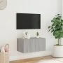 Mueble de TV de pared con luces LED gris Sonoma 60x35x31 cm de , Muebles TV - Ref: Foro24-837277, Precio: 46,77 €, Descuento: %