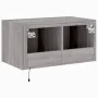 Mueble de TV de pared con luces LED gris Sonoma 60x35x31 cm de , Muebles TV - Ref: Foro24-837277, Precio: 46,77 €, Descuento: %