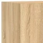 Muebles TV pared con LED 5 pzas madera ingeniería roble Sonoma by , TV Furniture - Ref: Foro24-3216606, Price: 160,92 €, Disc...