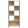 Estantería madera de ingeniería roble Sonoma 72x28x172 cm de , Librerías y estanterías - Ref: Foro24-3213653, Precio: 96,26 €...