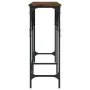 Mesa consola madera de ingeniería roble ahumado 180x29x75 cm by , Side tables - Ref: Foro24-837764, Price: 58,07 €, Discount: %