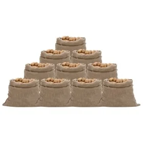 Sacos de yute 10 unidades 100x110 cm 100% yute 220 g/m² by , Suitcases and travel bags - Ref: Foro24-155782, Price: 57,11 €, ...