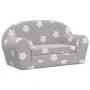 Sofá de niños de 2 plazas felpa suave gris claro con estrellas von , Baby- und Kleinkindmöbel - Ref: Foro24-356998, Preis: 72...