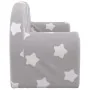 Sofá de niños de 2 plazas felpa suave gris claro con estrellas von , Baby- und Kleinkindmöbel - Ref: Foro24-356998, Preis: 72...