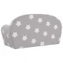 Sofá de niños de 2 plazas felpa suave gris claro con estrellas von , Baby- und Kleinkindmöbel - Ref: Foro24-356998, Preis: 72...
