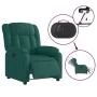 Sillón reclinable eléctrico tela verde oscuro de , Sillones - Ref: Foro24-3205298, Precio: 282,89 €, Descuento: %