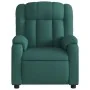 Sillón reclinable eléctrico tela verde oscuro de , Sillones - Ref: Foro24-3205298, Precio: 282,89 €, Descuento: %