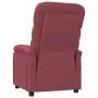 Sillón reclinable de tela rojo tinto de , Sillones - Ref: Foro24-344893, Precio: 173,76 €, Descuento: %