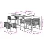 Set comedor de jardín 9 pzas con cojines ratán sintético beige by , Garden sets - Ref: Foro24-3211504, Price: 431,86 €, Disco...